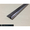 Alumínio Radius Tile Trim em aço anodizado cor cinza